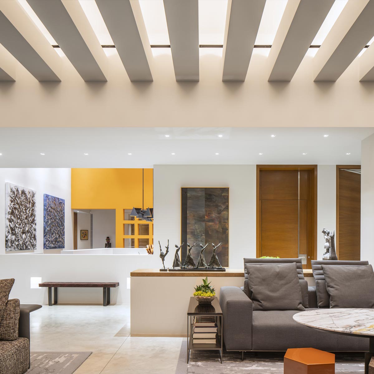 Legoretta Residence - Interior Lighting